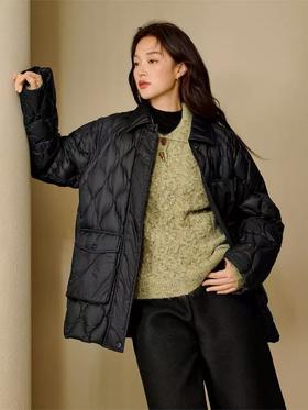 479.9元茵曼羽绒服636693-LN（线上线下同时售卖 不保证有货 ）