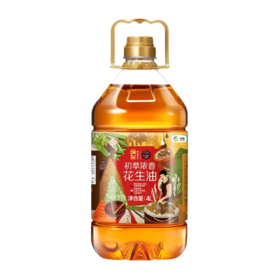 中粮初萃浓香花生油4L/桶