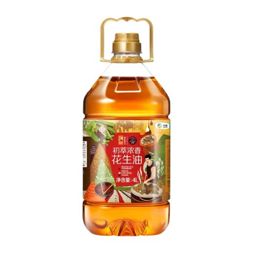 中粮初萃浓香花生油4L/桶 商品图0