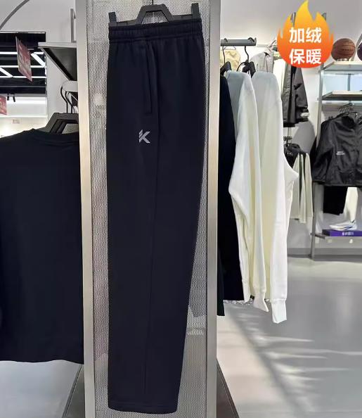 安踏运动裤男2025冬新款加绒保暖潮流百搭针织收口裤152541301R 商品图0