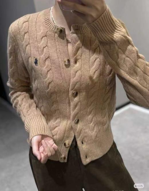 到手价1799元 羊绒10%+羊毛90%开衫 第一次参与黑五价 Polo Ralph Lauren拉夫劳伦女士羊毛针织开衫  美国代购，无中文标签，介意慎拍 商品图7