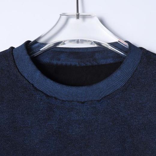 52025SDSA男士秋冬新款痞帅男装韩版晕染撞色亮片圆领卫衣时尚宽松上衣 商品图2