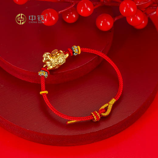 立马发财镀金足银手链 0.01克足金 1.5克足银 商品图5