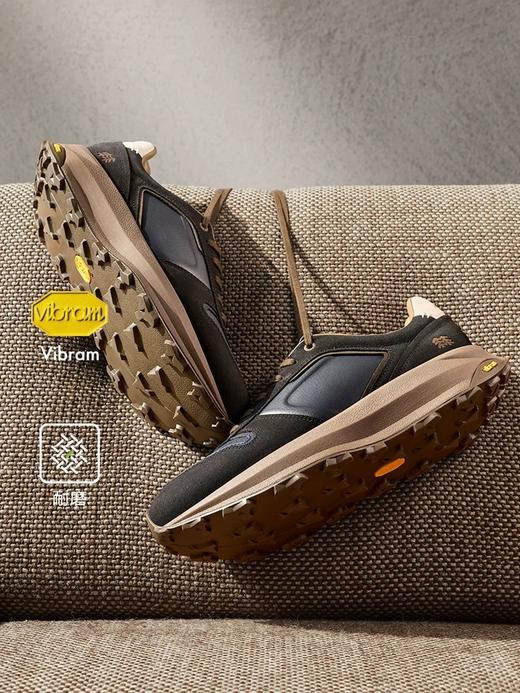 K隆 真皮+V底厚底RETRO RUNNER跑步鞋低帮休闲鞋 特惠 Z-15727 商品图1