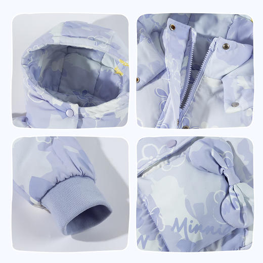 迪士尼女童冬款羽绒外套中长款羽绒服XD4DS109 商品图8