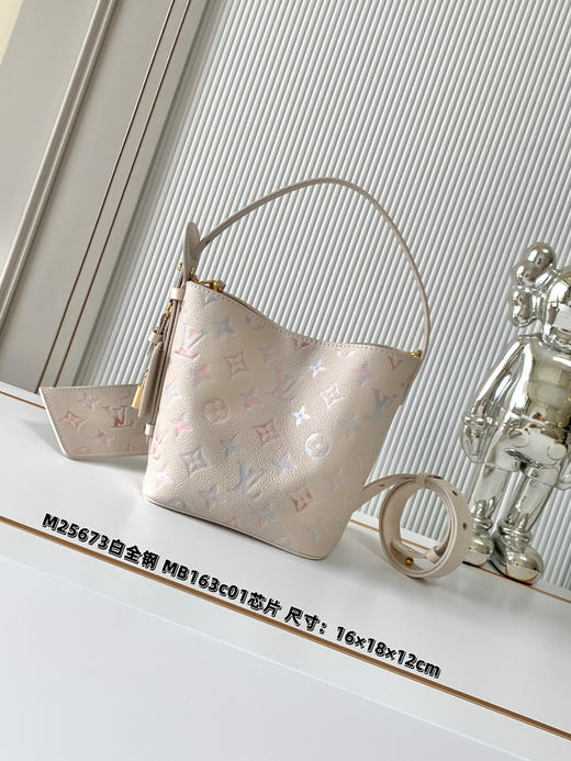 秋冬特惠💰1340 渠道级LV【全钢五金 MB163c01变码芯片】te级LV 全套包装 M25673渐变丝印 本款 All In BB 手袋 商品图0