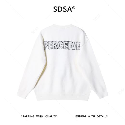 88085SDSA男士秋冬新款痞帅男装潮流卡通小狗设计圆领毛衣百搭宽松上衣 商品图5