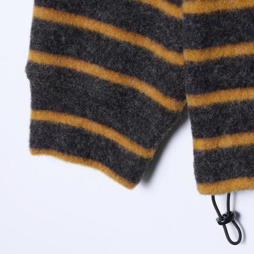 T5041SDSA秋冬新款痞帅男装潮牌撞色条纹圆领长袖T恤下摆松紧设计百搭 商品图4