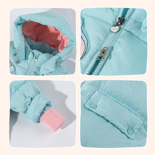 迪士尼女童冬季中长款羽绒服224DS0790 商品图7