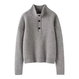 温暖如初~重磅加厚羊绒衫女100%山羊绒套头毛衣宽松打底衫