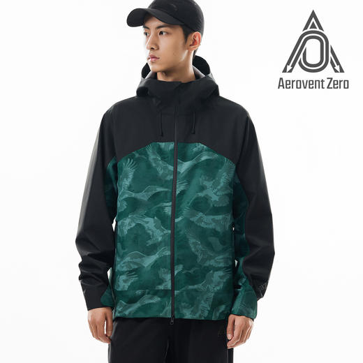 安踏中国国家地理  无氟安踏膜风暴甲防水男士冲锋衣152536608 商品图3