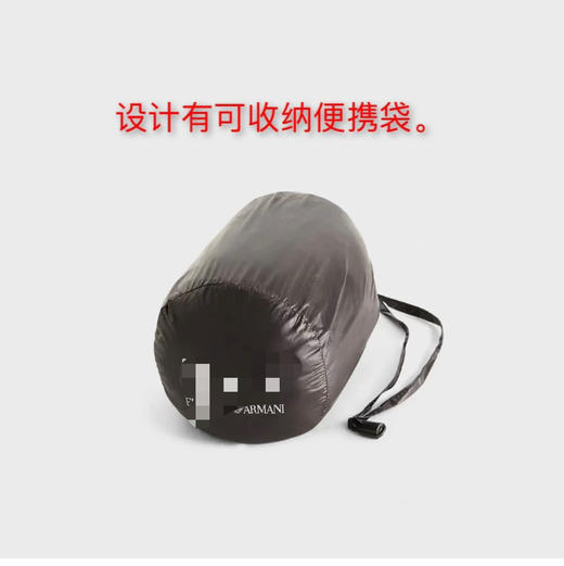 1124-3 渠道货 EA女士 shell夹克 轻薄排骨冲绒 可收纳 立领轻羽绒  只有黑色 商品图7