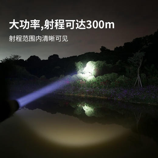 SUPERFIRE神火F3变焦强光手电筒可充电超亮LED户外灯防身聚光远射手电 商品图2
