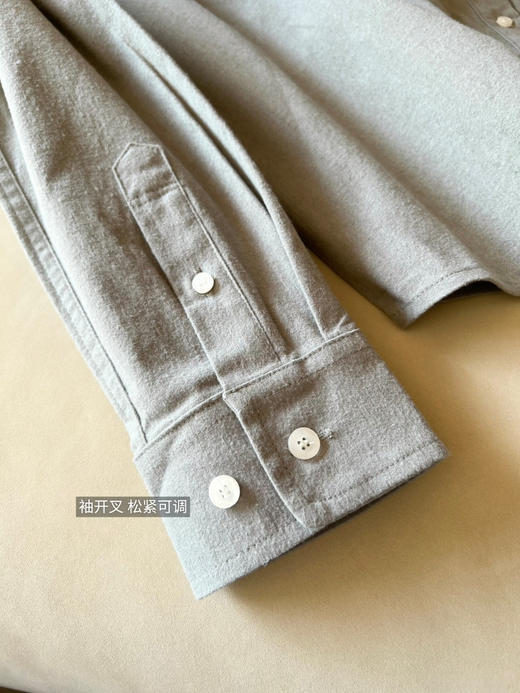 NAUTIC*A法兰绒秋冬商务磨毛男士衬衫衬衣112201 商品图11