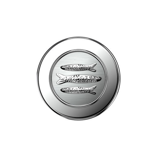 【海岸一日】沙丁银鱼 MAGSAFE磁吸 Round圆啪嗒系列 银色 动物 镜面 商品图2