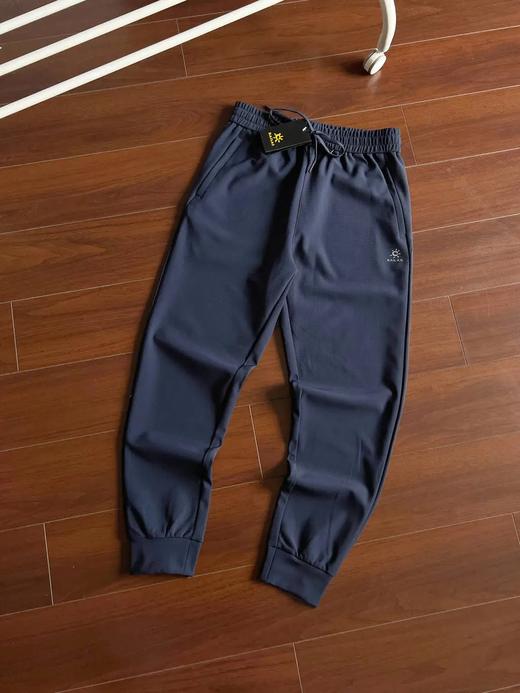 松紧腰系绳手脚口运动休闲卫裤长裤 商品图1