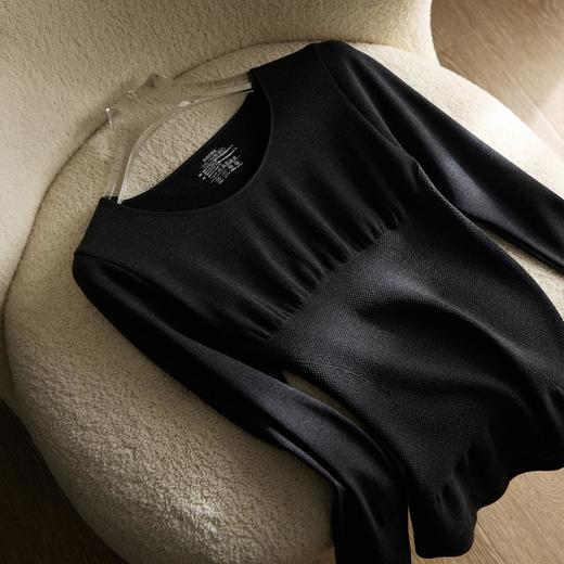 【Cerotich美体山羊绒轻塑保暖套装】修身提臀显瘦女秋冬内搭秋衣秋裤 商品图2