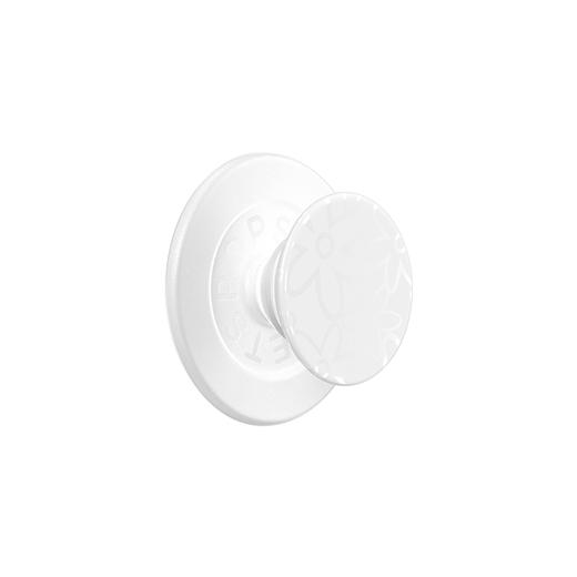 【惬意日常】小白花 MAGSAFE磁吸 Round圆啪嗒系列 白色 纹理 植物花卉 商品图0