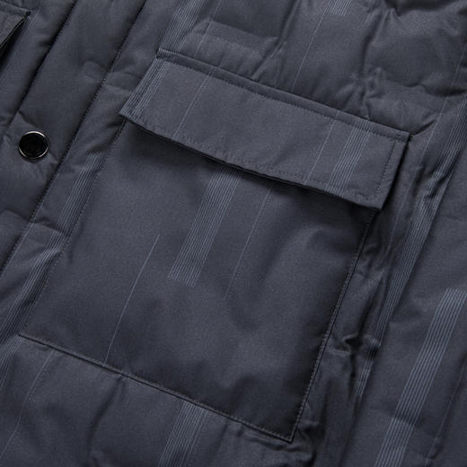 【防静电性能&鸭绒】圣得西2025年冬季翻领工装羽绒夹克保暖外套 商品图11