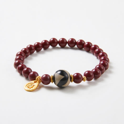 朱砂天珠单圈手链 商品图3