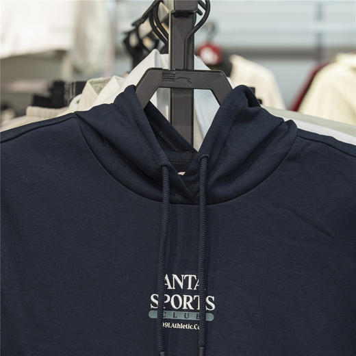 安踏卫衣男2025秋季新款宽松连帽宽松百搭针织运动上衣152538701 商品图4