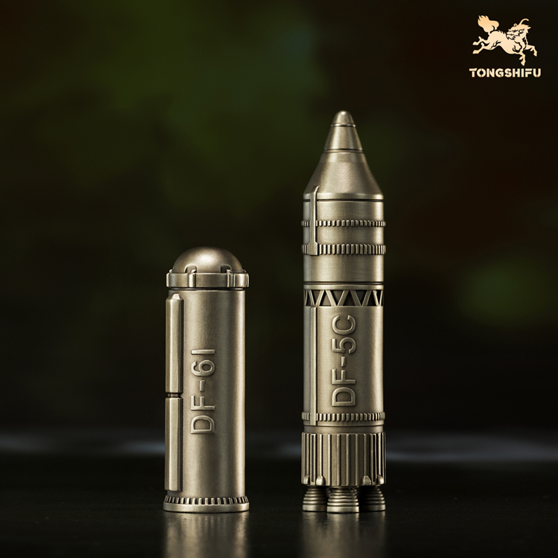 铜师傅《东风61摆件》《东风5C摆件》可爱版“大国重器”办公桌工艺品摆件