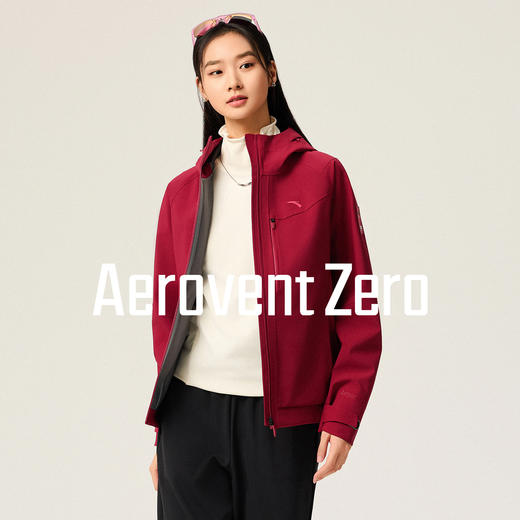 安踏风暴甲  无氟安踏膜冲锋衣女新款户外防水登山外套162547602 商品图1