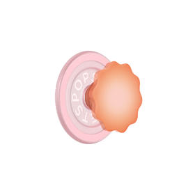 【惬意日常】波浪花·橙 MAGSAFE磁吸 Round圆啪嗒系列 橙色 波纹