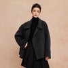 QH958斯尔丽25新款廓形显瘦设计韩版小个子时尚减龄手工双面短大衣 商品缩略图0