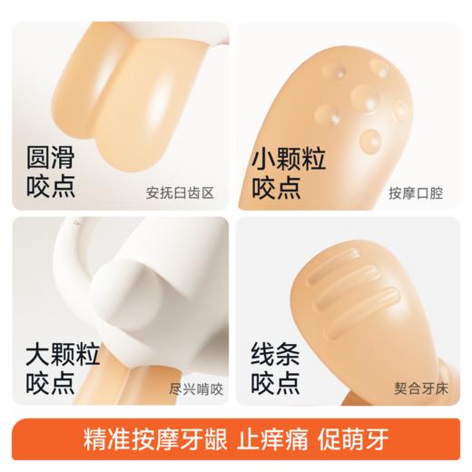 【冬日暖拥】曼龙mloong牙胶婴儿4个月安抚口欲期宝宝3到6个月以上出牙期小月龄磨牙卡通抓握牙胶 商品图1