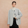 QH962斯尔丽2025新款圆领老钱风松弛感简约宽松保暖显高显瘦大衣 商品缩略图0