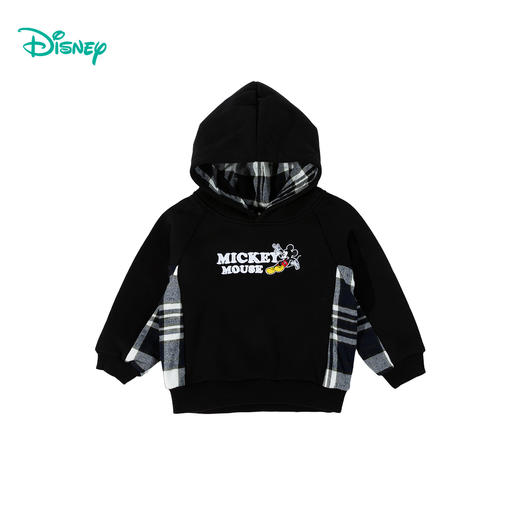 迪士尼冬季男童加绒连帽卫衣214DS0214 商品图7