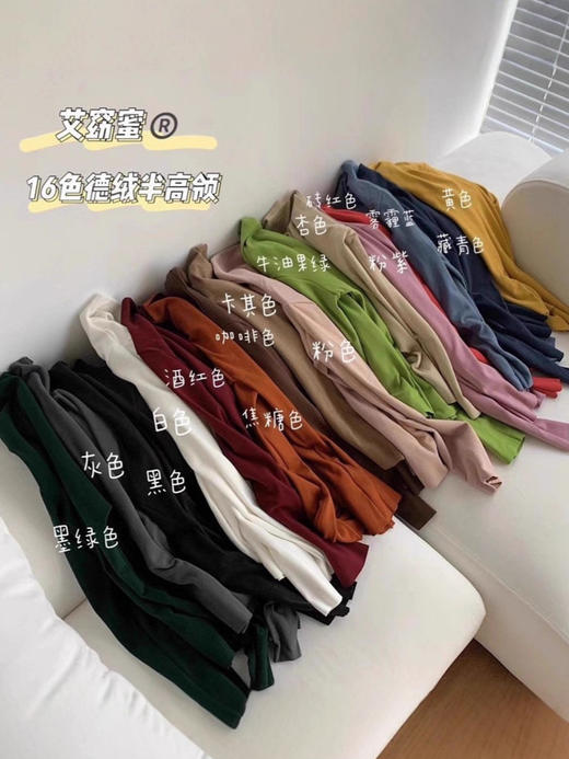 【YW】无忧购【甄选】49元/2件发热绒打底衫德绒加厚半高领贴身上衣内搭打底衫（截单后3-5天发货） 商品图0