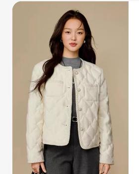 399.9元茵曼羽绒服636694-LN（线上线下同时售卖 不保证有货 ）