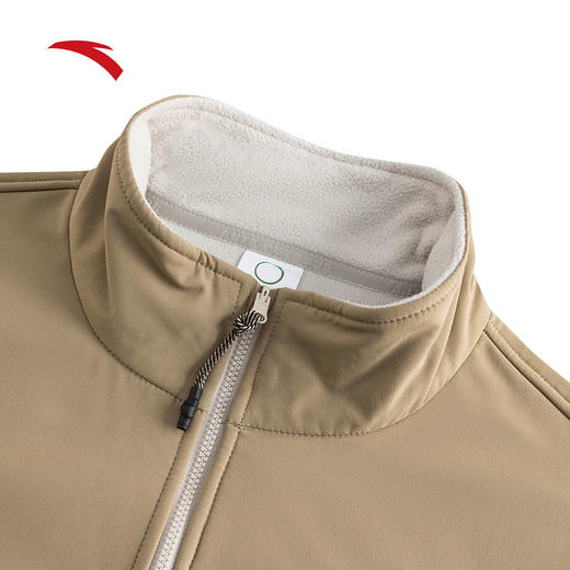 安踏户外立领抓绒衣男士冬季新款加厚保暖运动外套上衣152546703 商品图2