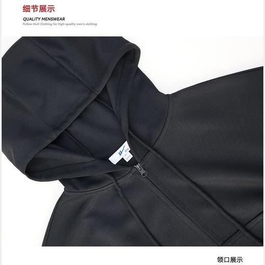 回力短款外套女生春秋厚款2025新款美式开衫小个子连帽卫衣女款 商品图2