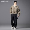 PINLI品立2025秋季新款男立领宽松夹克潮牌工装百搭休闲茄克外套GD253104005 商品缩略图2