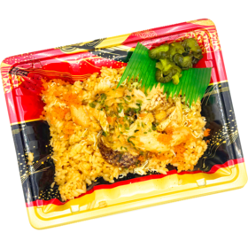炙烤三文鱼腩饭 约250g（销售时间：11：00-19：00）