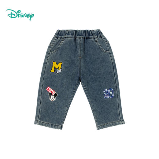 迪士尼男童冬款加绒牛仔长裤XD4DK031 商品图8