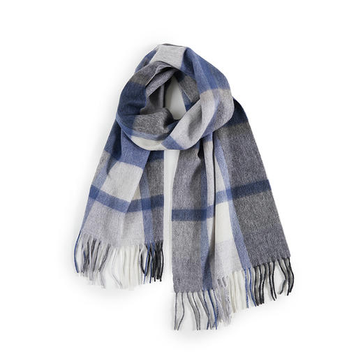 ASMAN AUS❀970117 英伦羊毛格子围巾 商品图3