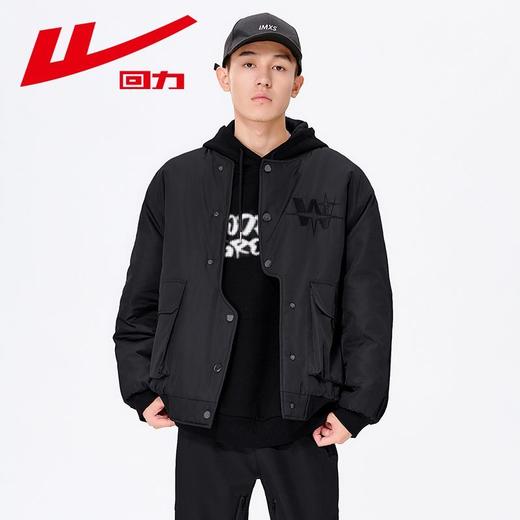 回力春秋飞行员夹克男士美式街头休闲棒球服冬季潮流工装外套百搭 商品图8