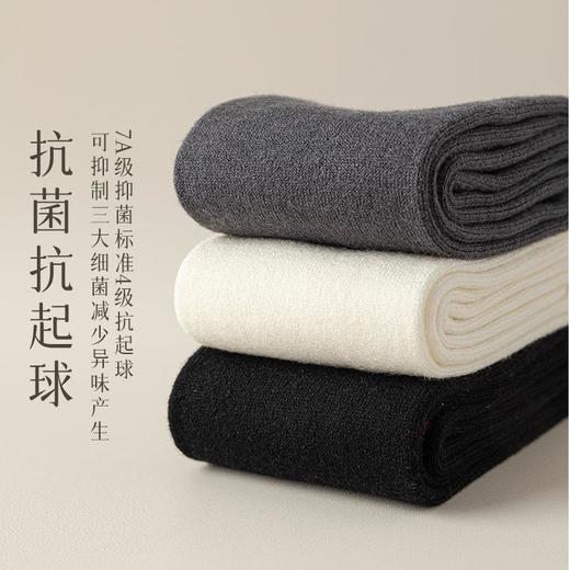 【双针过膝羊绒袜防滑抗菌抗起球秋冬】保暖时尚百搭纯色长筒jK压力袜新款 商品图2