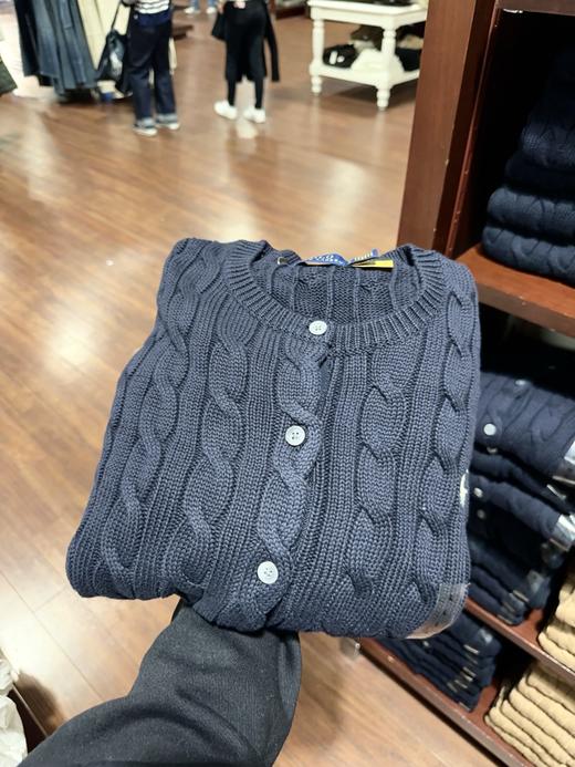 到手价1499元 Ralph Lauren拉夫劳伦女士开衫麻花毛衣 100%棉  美国代购，无中文标签，介意慎拍 商品图7
