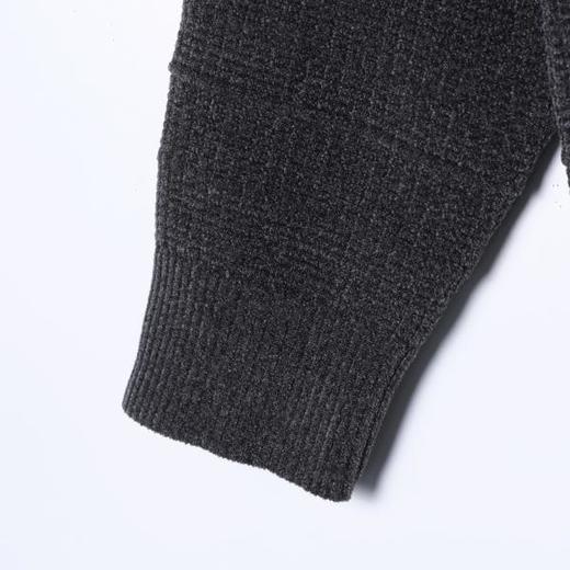 88018SDSA男士秋冬新款痞帅男装韩版简约纯色舒适褶皱圆领毛衣百搭时尚 商品图4