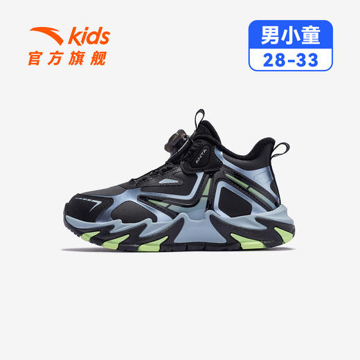 登峰3|安踏儿童男童棉鞋2025冬季新款户外防滑保暖小童二棉棉靴312549975N 商品图1