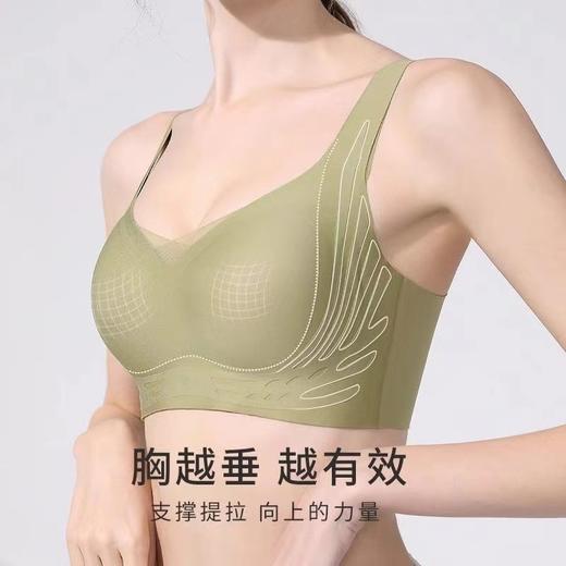 【买一送一】第4代提拉轻塑文胸无痕内衣女大胸显小胸聚拢夏季薄款调整型收副乳防下垂运动文胸罩 商品图1
