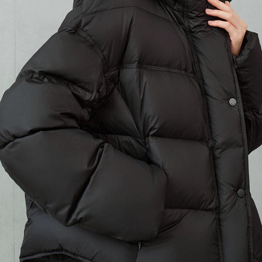 「高货kbnq」全新升级【铂金会员809/天猫1089/差价280】(02631)洛诗琳轻奢小个子加厚羽绒服2025冬季时尚连帽面包服 商品图4