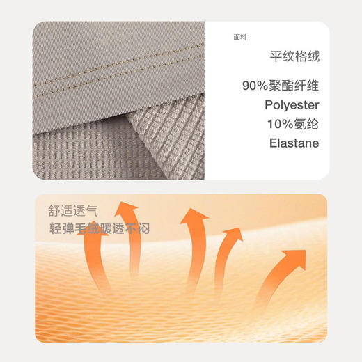 跃牌【跃LEAP-ACTIVE】男秋冬抓绒保暖立领半拉链速干运动衣长袖骑行服C52184 商品图2