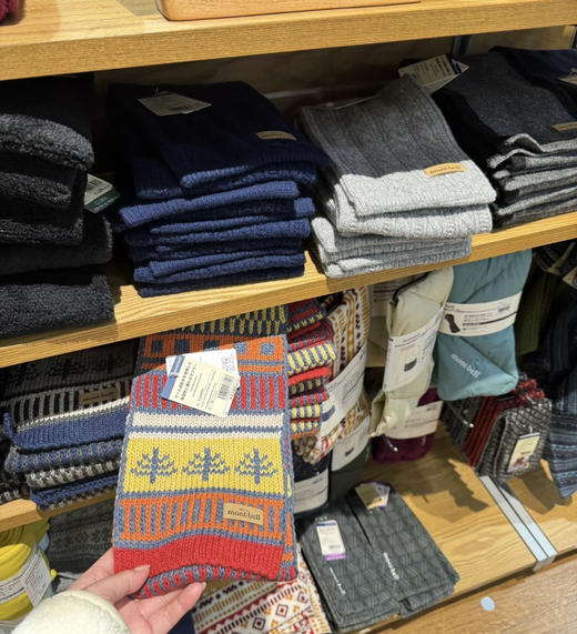 美山25ss提花针织围巾1206 商品图8