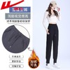 回力运动裤女款2025新款秋冬季休闲裤女士显瘦束脚直筒加绒卫裤女 商品缩略图0